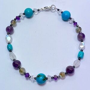 Hand Made Multi Gemstone Bracelet